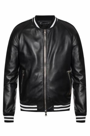 Branded leather jacket, zdjęcie 1 Branded leather jacket od Balmain